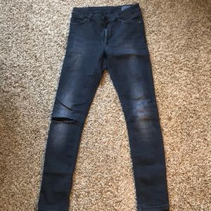 Black ASOS skinny jeans